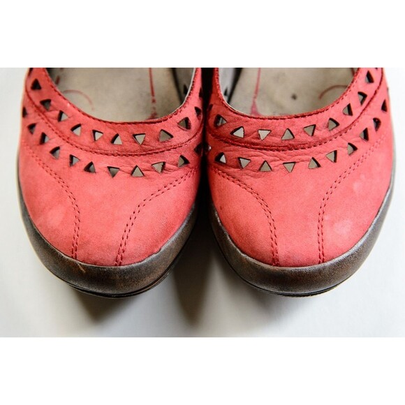 Bionica Matia Red Nubuck suede leather Mary Jane Shoes 9M - Picture 4 of 9